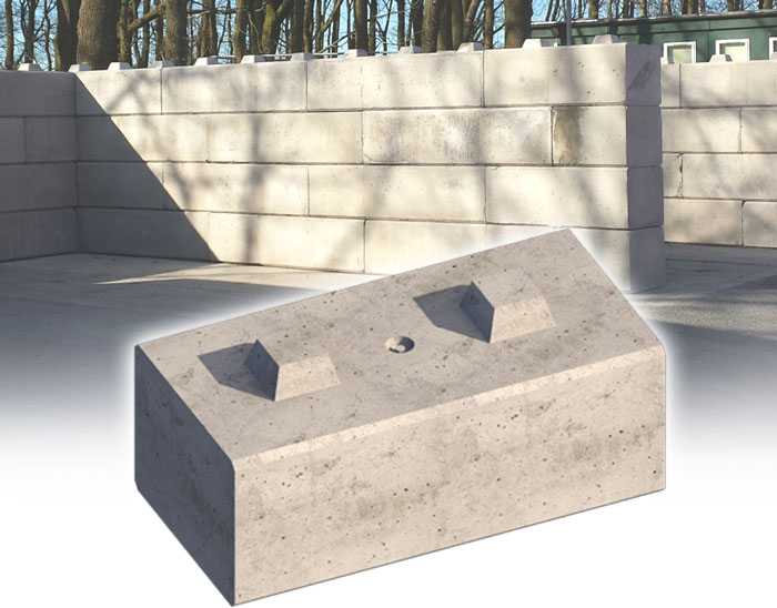 Duo Interlocking Concrete Blocks