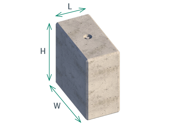 Legato Interlocking concrete block LG1