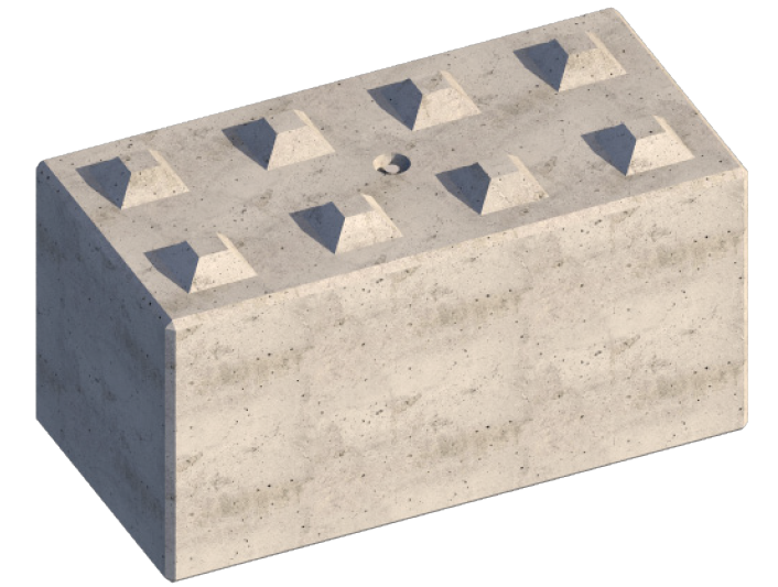 Legato Interlocking concrete block LG8