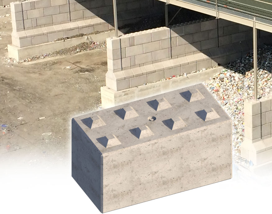 Legato Interlocking concrete blocks