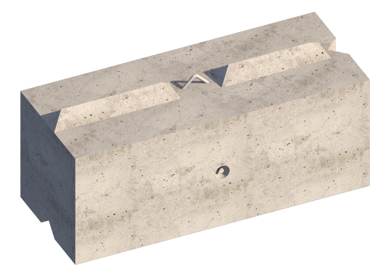 Vee Interlocking concrete block B2 B2 Vee Interlocking Concrete Blocks