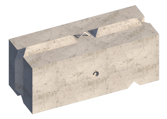 C1 Vee Interlocking Concrete Blocks