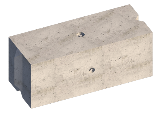 Vee Interlocking concrete block FB FB Vee Interlocking Concrete Blocks