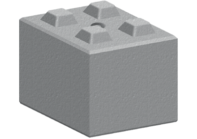 kentledge-legato Kentledge Blocks for on-shore wind farm