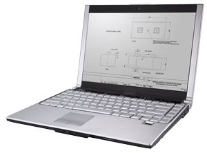 laptop technical drawings