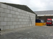 Fire Break Walls - Concrete Blocks