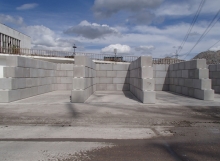 Material Storage Bays - Legato concrete blocks