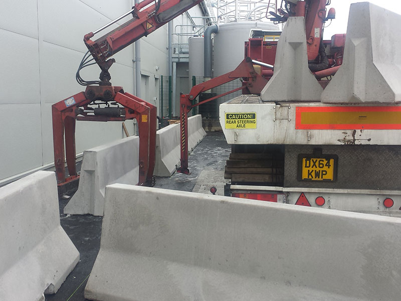 Concrete Jersey Barriers