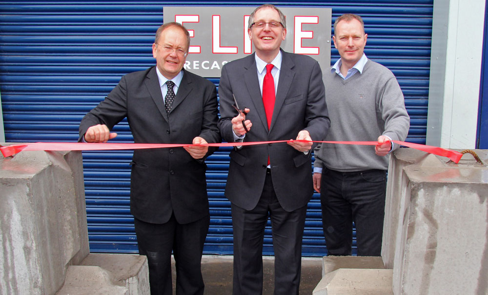 David Wright MP opens new Elite Precast Concrete factory