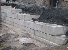 Retaining Walls - Iron Bridge - Interlocking Blocks