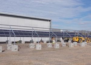 PV Blocks - Concrete Feet - Solar Panels