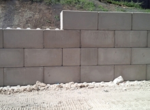 Legato retaining wall - Winvic 155 - Precast Concrete