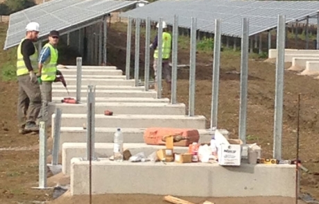 Solar Panel Foot Blocks - Duo Precast Blocks