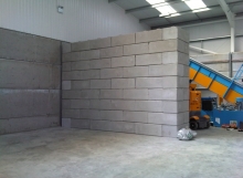 Fire Break Walls - Concrete Blocks