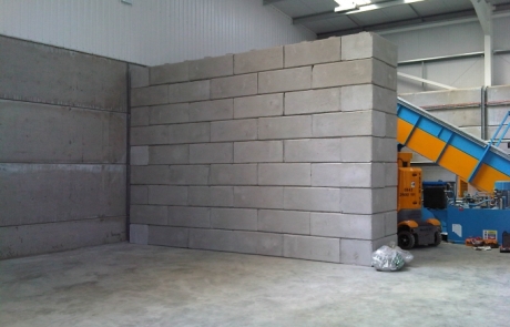 Fire Break Walls - Concrete Blocks