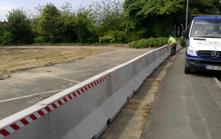 Jersey Barrier - installation