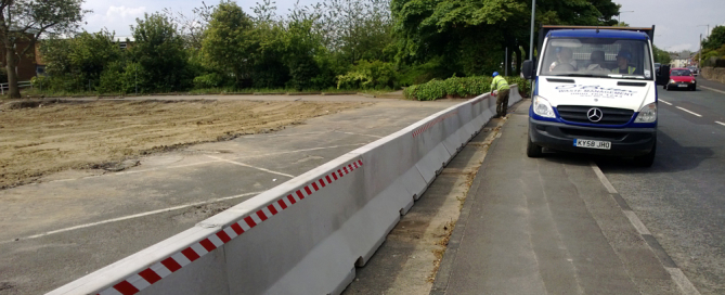 Jersey Barrier - installation