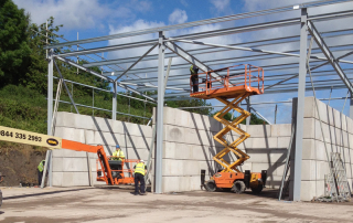 Legato concrete blocks Veolia -Telford