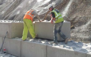 Legato Concrete Blocks - retaining wall