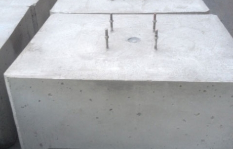 Solar Panel Blocks - Concrete Feet