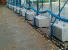 Fencing Counterweights - Interlocking Concrete Blocks