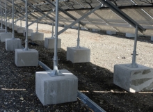 Solar Panel Blocks - Concrete Feet