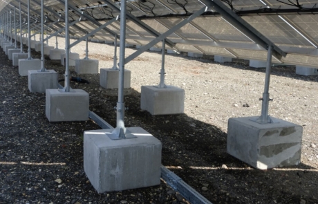 Solar Panel Blocks - Concrete Feet
