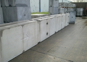 Temporary Vertical Concrete Barrier