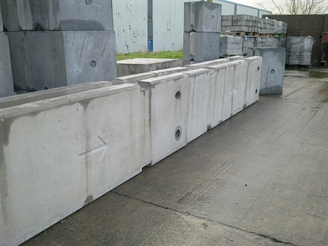 Temporary Vertical Concrete Barrier