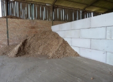 Wood chip Storage - Vee Blocks - Precast