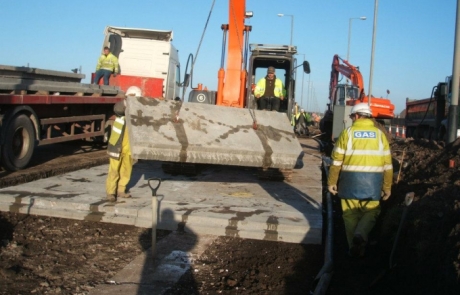 Utility and Pipe Protection Slabs