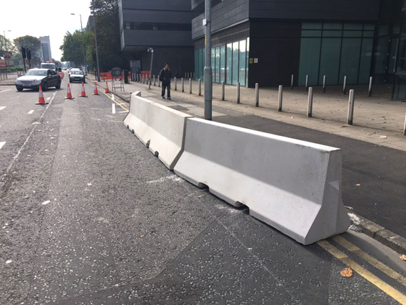 Concrete Jersey Barriers