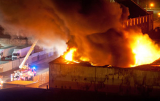 concrete blocks used for fire breaks