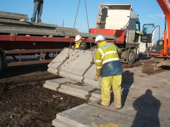 Utility and Pipe Protection Slabs