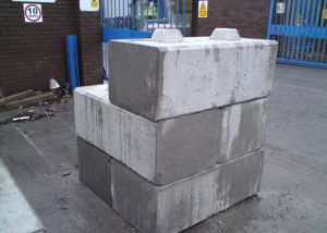 Scaffold Counterweights - Duo Precast Blocks