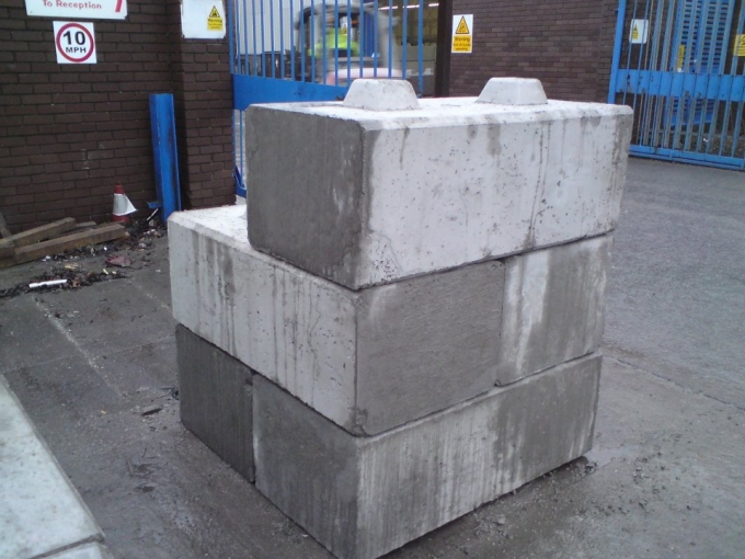 Scaffold Counterweights - Duo Precast Blocks