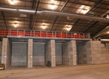 Material Storage Bays - Legato concrete blocks