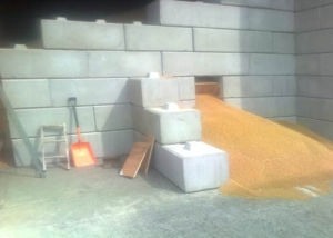 Grain Storage - Silage Clamps - interlocking precast blocks