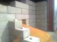 Grain Storage - Silage Clamps - interlocking precast blocks