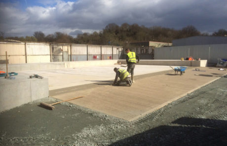 Legato concrete blocks for roof structures - Charlton