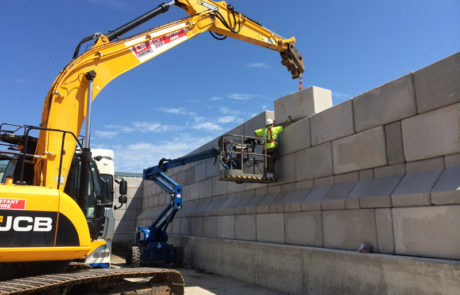 Legato concrete blocks for roof structures - Crayford-Building