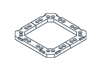 Manhole Seating Ring2 Part675mm x 675mm x 65mm 