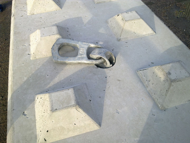 Legato Interlocking concrete block 5 tonne lifting clutch