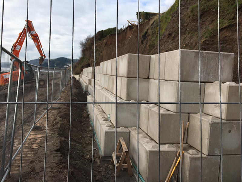 Legato Coastal protection, erosion wall