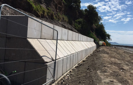 Coastal Erosion Prevention Wall