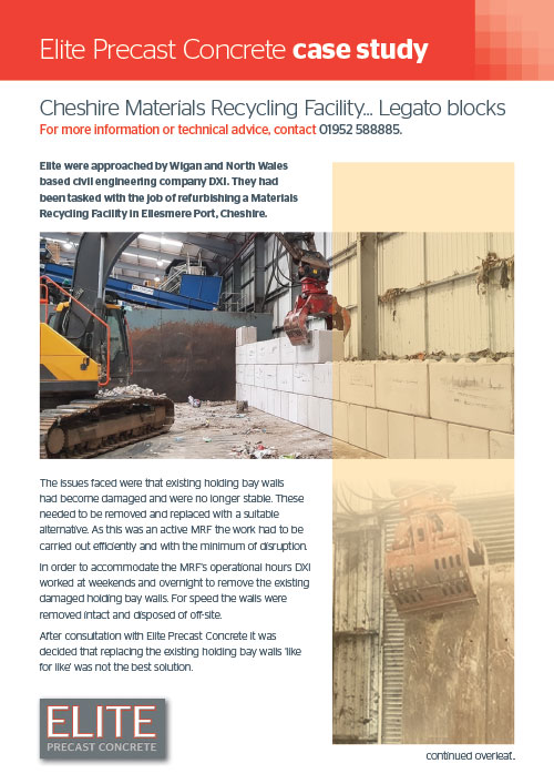 Elite Precast Case Study - Ellesmere Port