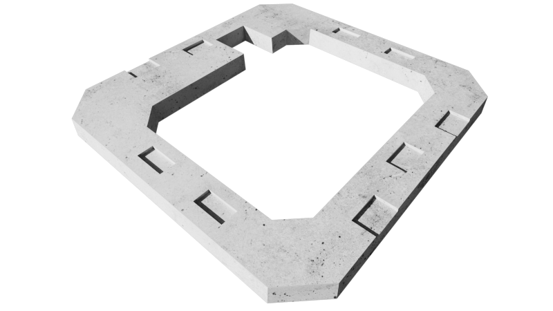 750 x 600 x 65 with notch