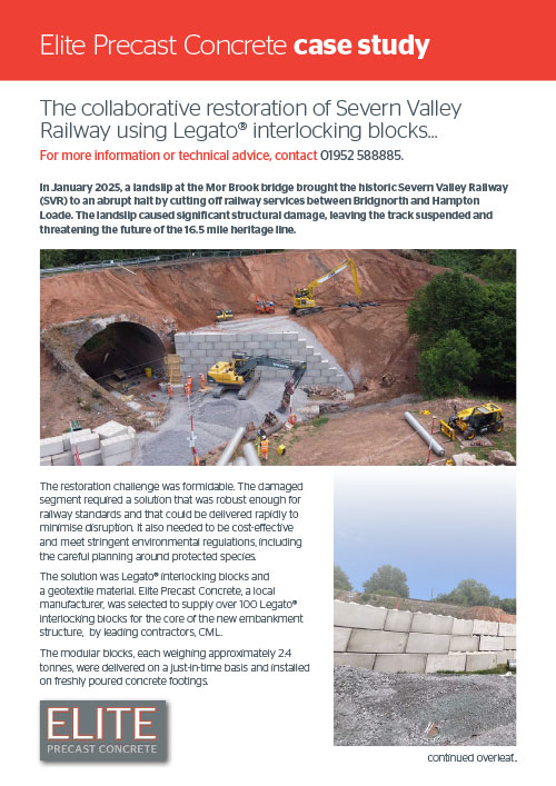 The collaborative restoration of Severn Valley Railway using Legato® interlocking blocks...