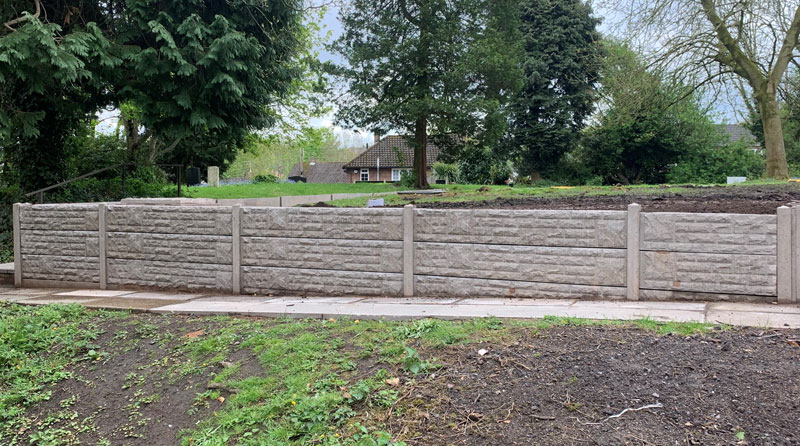 Elite Precast Concrete Gravel Board Fencing